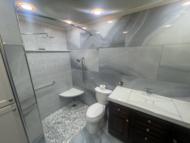 zero entry shower installer